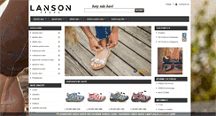 Desktop Screenshot of lanson.cz